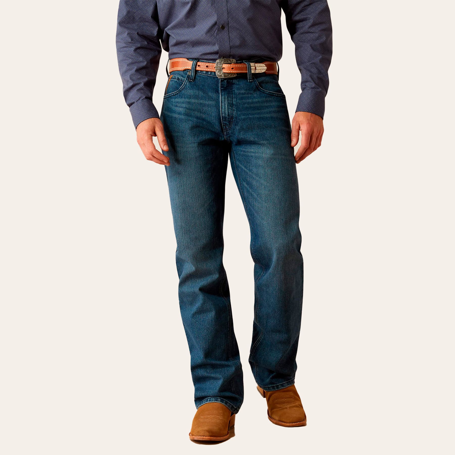 Calça Jeans Ariat M4 Relaxed Blade Relentless Boot Cut — foto 1