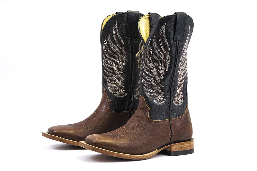 Bota Goyazes Cabeça Tan Mustang Preto — foto 1