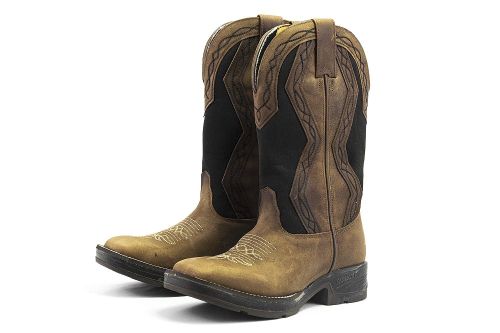 Bota Goyazes Dallas Tabaco Neoprene Preto — foto 1