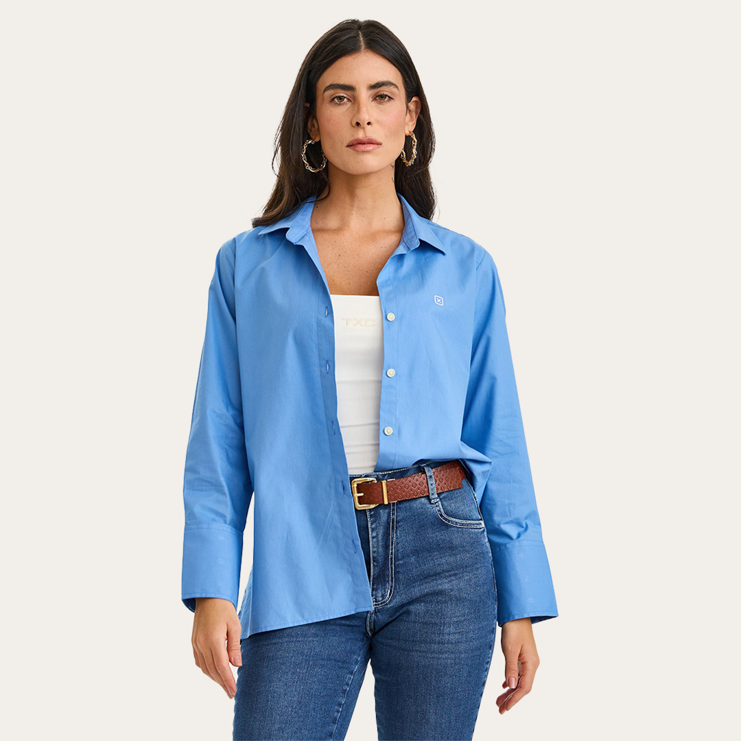 Camisa Feminina TXC Regular Tricoline 12438L — foto 1