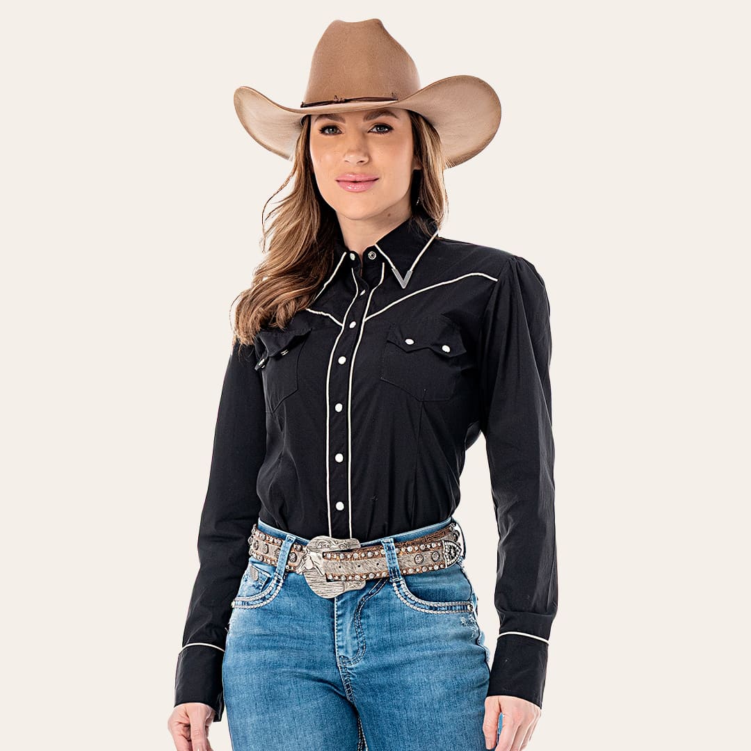 Camisa Feminina Zenz Rock Mountain Slim Mista Nacional ZW0126007 — foto 1