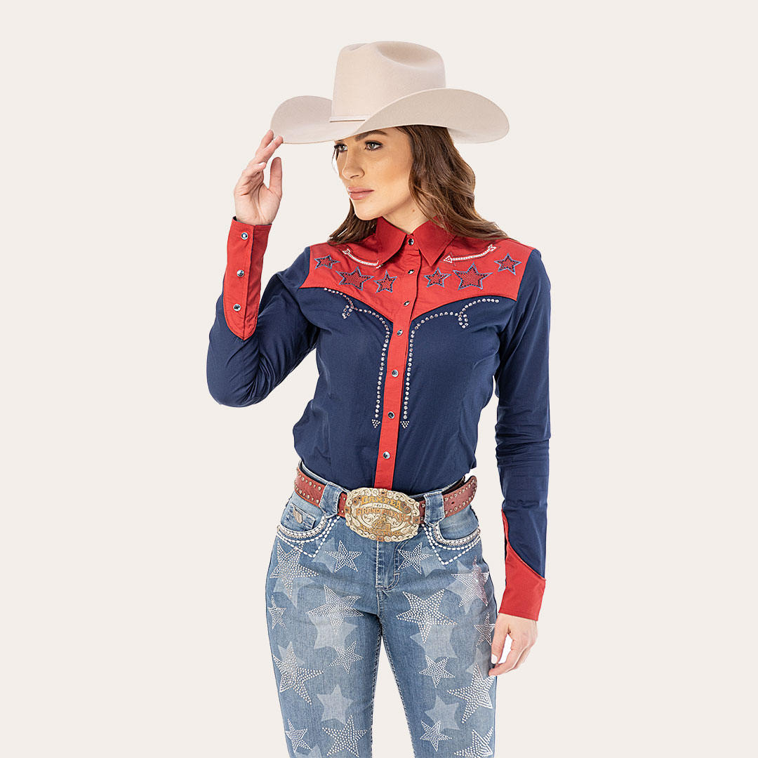 Camisa Feminina Zenz Western America ZW0225023 — foto 1
