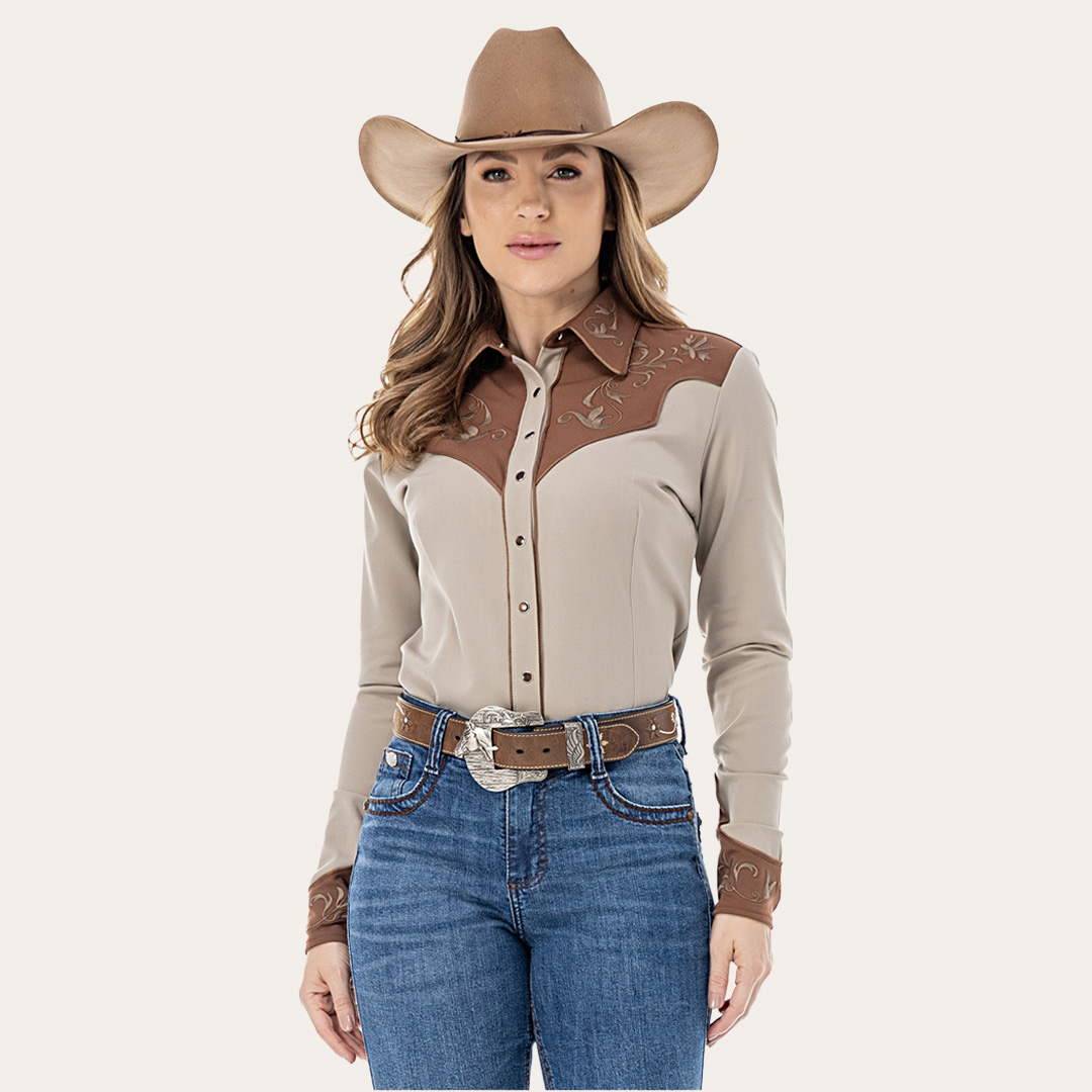 Camisa Feminina Zenz Western Bison ZW0126006 — foto 1