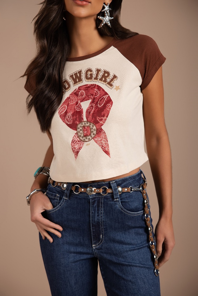 Cropped Moon Horse Raglan Bandana Mh0110387 — foto 1