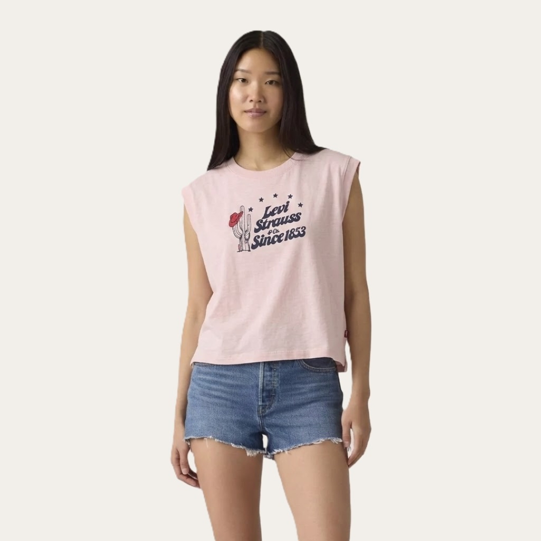Regata Feminina Levi?s Graphic Boxy Tank Top Importada LB0013326 — foto 1