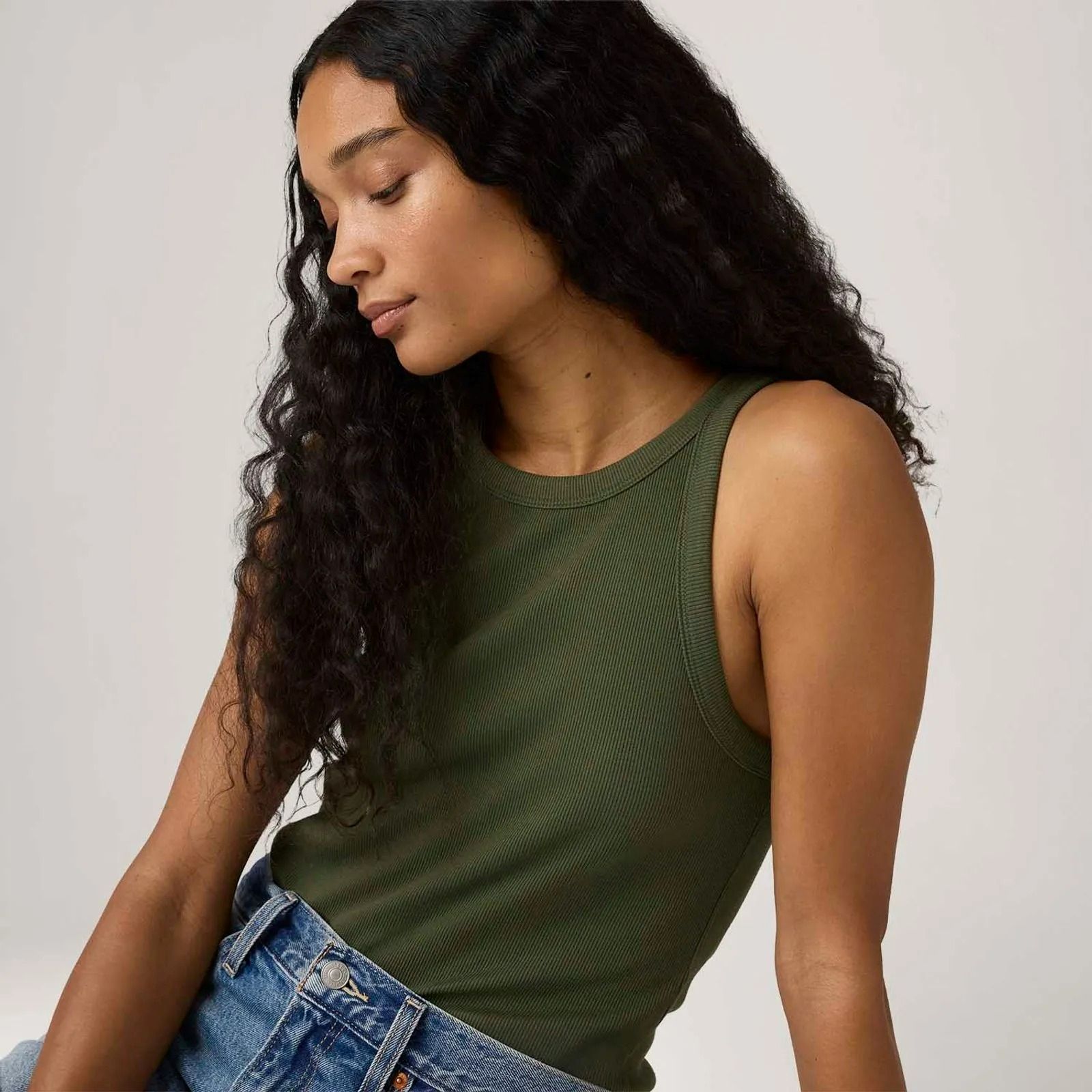 Regata Levi's Essential Racer Tank Slim Algodão A33810034 — foto 1