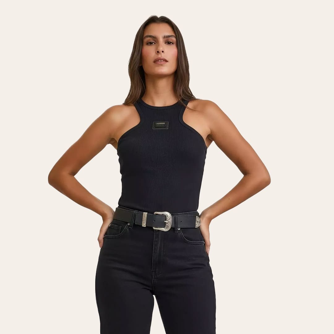 Regata TXC Feminina Slim Canelada Algodão com Elastano 51250 — foto 1
