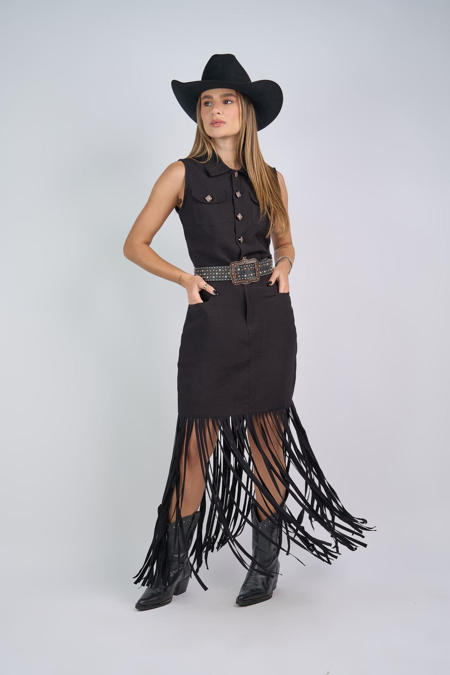 Vestido Miss Country Black Rodeo Msc3447 — foto 1