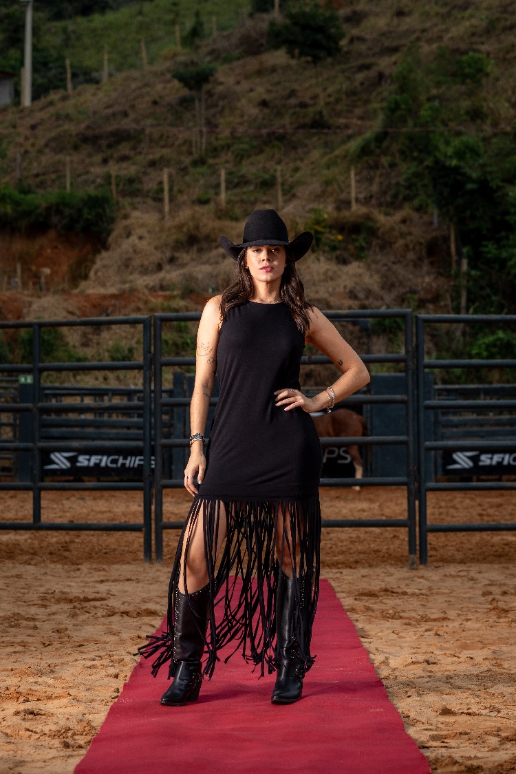 Vestido Miss Country Marina Preto Msc3279 — foto 1